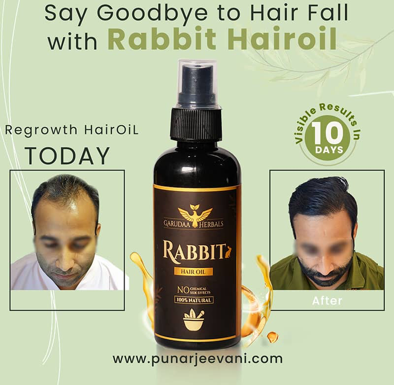 GARUDA RABBIT HERBAL HAIR OIL 100% ORGINAL