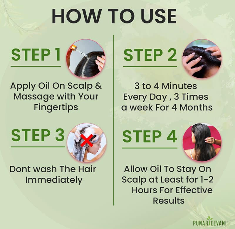 rabbit blood hair oil 500 ml pack of complete course